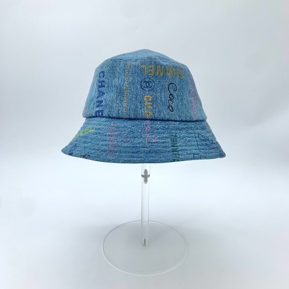 Chanel Blue Cotton Bucket Hat main image 5